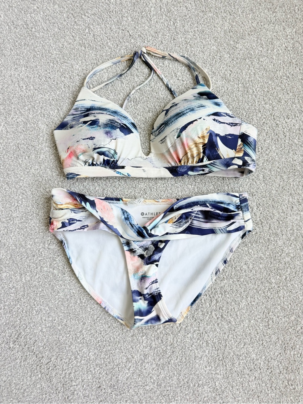 Athletic Vivid Prism Bikini Set